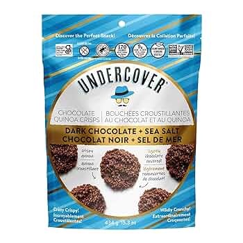 Undercover Undercover Dark Chocolate Sea Salt Quinoa Crisps