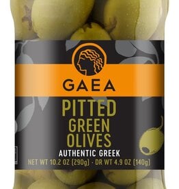 GAEA Pitted Green Olives 4.oz