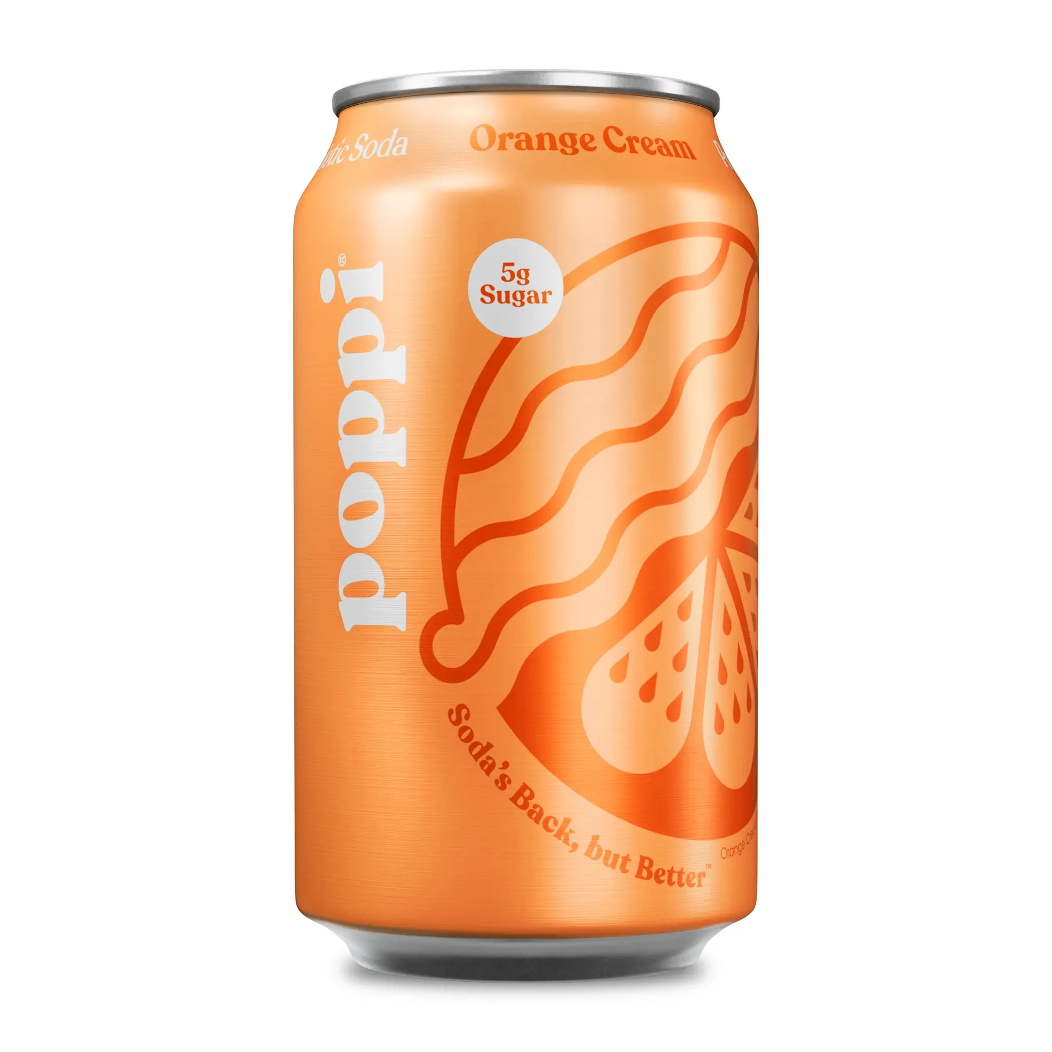 Poppi Orange  Cream Prebiotic Soda