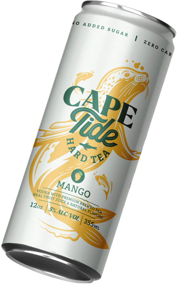 Cape Tide Mango Hard Iced Tea 4pk - 12oz Cans