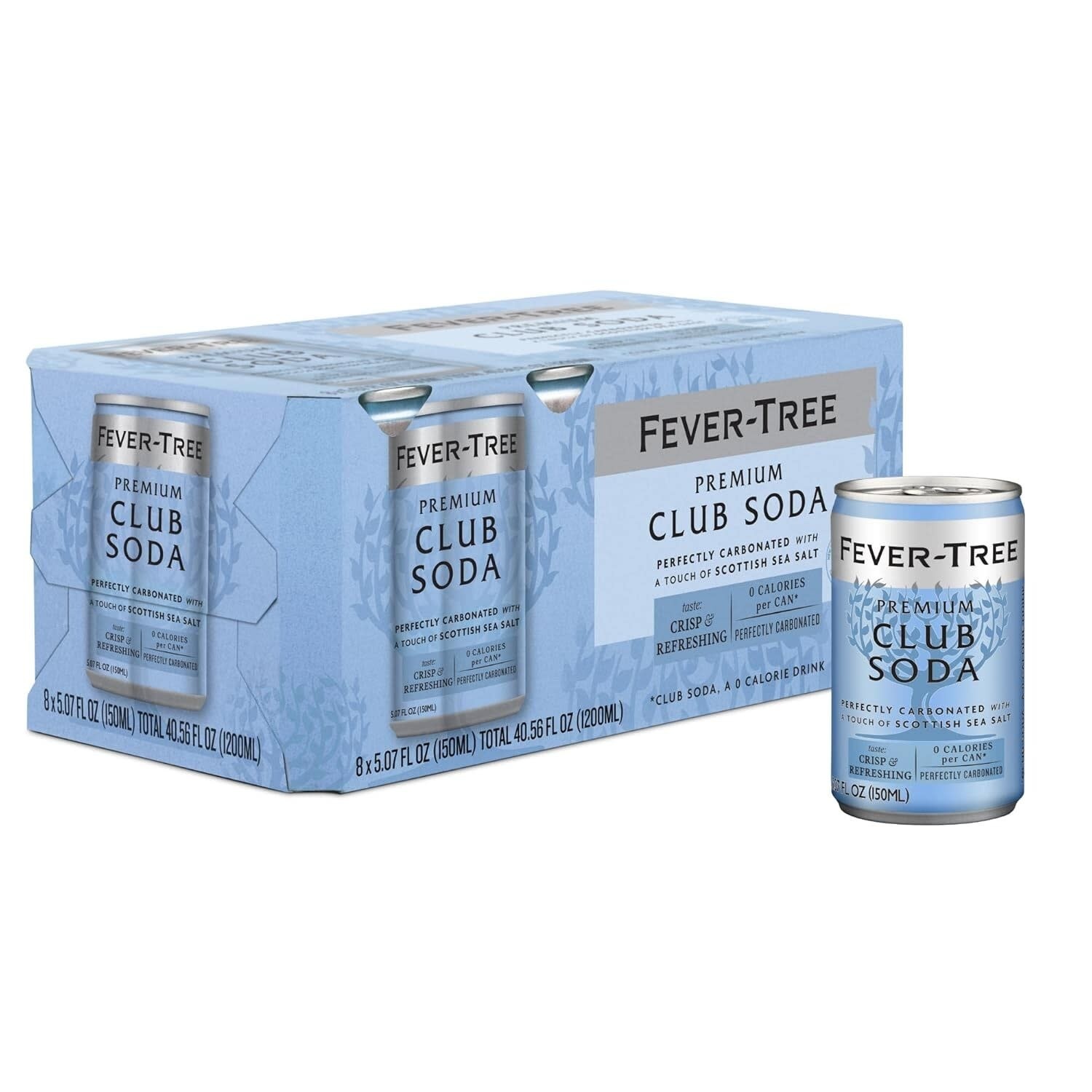 Fever Tree Club Soda 8pk 5oz cans