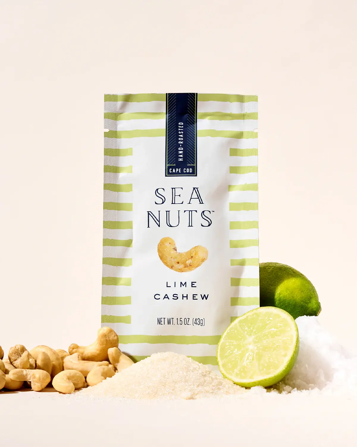 Sea Nuts Sea Nuts Lime Cashew - 1.5oz