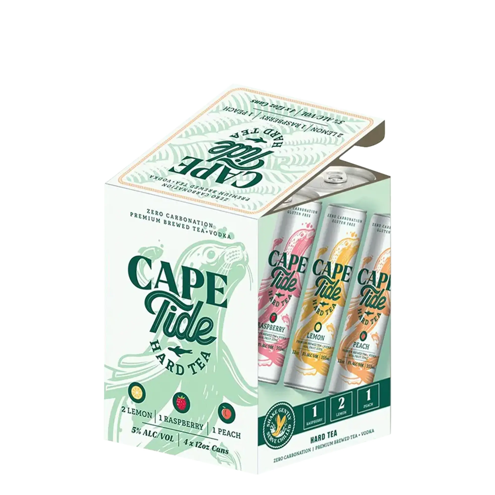 Cape Tide Hard Iced Tea  Variety 8pk - 12oz Cans