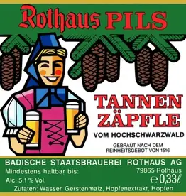 Rothaus Pilsner Bottles 6pk - 11oz