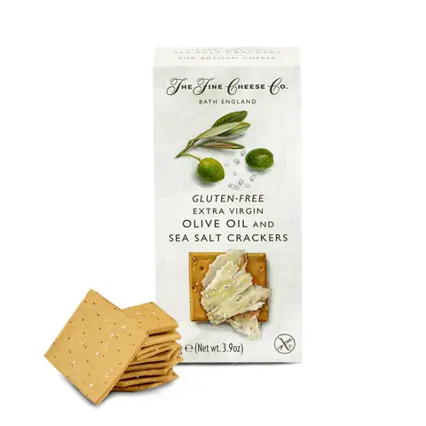 The Fine Cheese Co. Extra Virgin Olive Oil and Sea Salt Gluten-Free Crackers - 4.4oz