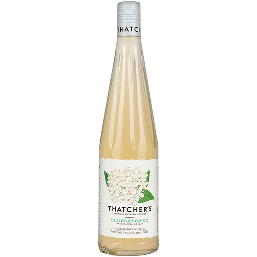 Thatcher's Organic Elderflower Liquor. -750ml