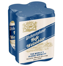 Weihenstephaner Hefe Weissbier 4pk cans - 16oz.
