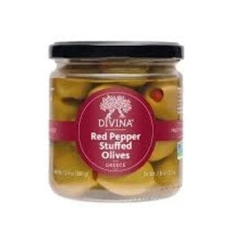 Divina Red Pepper Stuffed Olives 7.8 oz