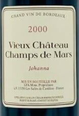 Vieux Chateau Champs de Mars, Johanna 2001. -750ml