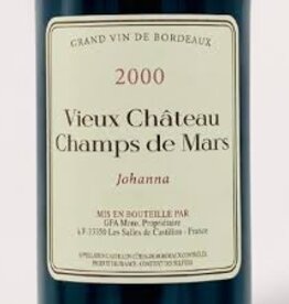 Vieux Chateau Champs de Mars, Johanna 2001. -750ml