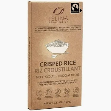 Jelina Crisped Rice Milk Chocolate Bar