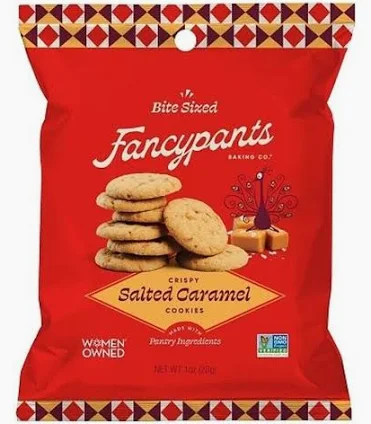 Island Bakery Fancypants crispy salted caramel cookie