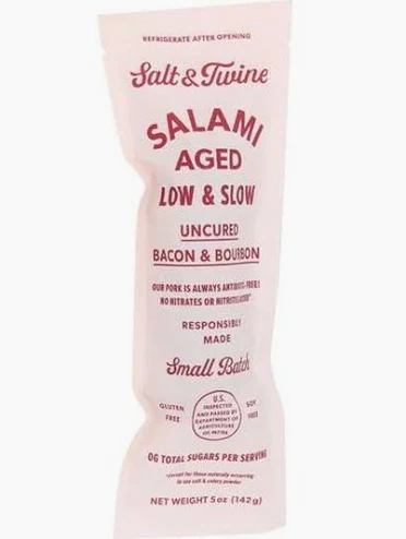 Salt & Twine Bacon & Bourbon Salami 5 oz