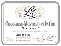 Domaine Lucien Le Moine, Chassagne Montrachet, Caillerets, 1er cru. -750ml