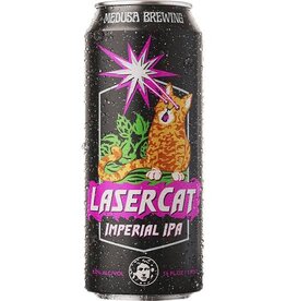 Medusa Brewing, Laser Cat, Double IPA, Cans 4pk - 16oz