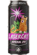 Medusa Brewing, Laser Cat, Double IPA, Cans 4pk - 16oz