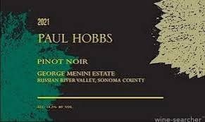 Paul Hobbs , George Menini , Pinot Noir Russian River Valley - 750ml