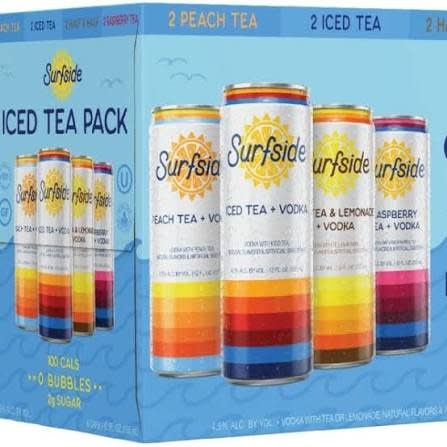 Surfside Iced Tea Vodka Variety Pack Cans 8pk - 12oz