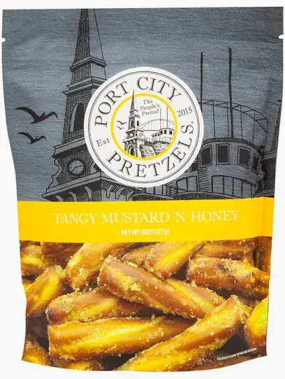 Port City Tangy Mustard N Honey Pretzels