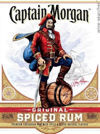 Captain Morgan Silver Spiced Rum 750ml