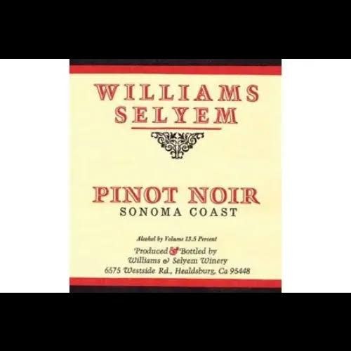 Williams Selyem Pinot Noir Sonoma Coast 2021 - 750ml
