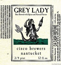 Cisco Brewers Grey Lady Bottles Case 4/6pk - 12oz