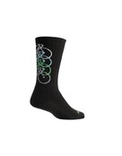 SockGuy Wool Stacked Socks - 6 inch, Black, Large/X-Large