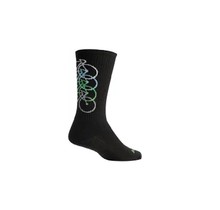 SockGuy Wool Stacked Socks - 6 inch, Black, Large/X-Large