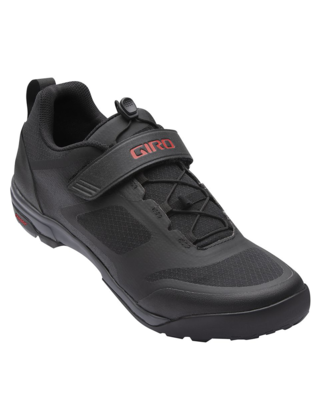 Giro Ventana Fastlace Dirt Shoes - Black/Dark Shadow