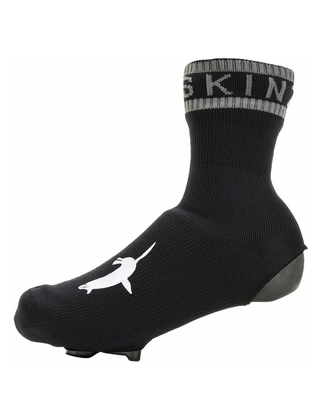 SealSkinz Waterproof All Weather Cycle Oversock Shoe Cover - Black/Gray