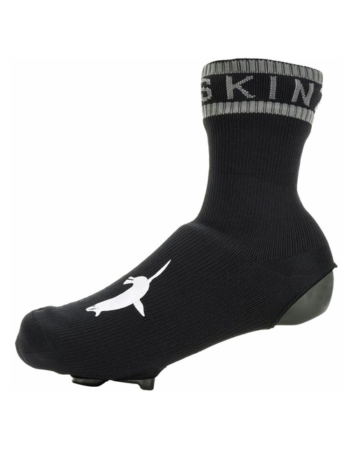 SealSkinz Waterproof All Weather Cycle Oversock Shoe Cover - Black/Gray