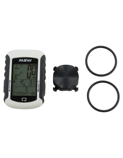 MSW Miniac 333 GPS BLE Bike Computer - GPS, Wireless, White