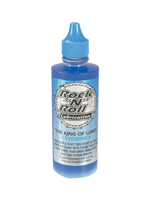 Rock-N-Roll Extreme Bike Chain Lube - blue 4oz, Drip, POP Box of 12 single Rock-N-Roll Extreme Bike Chain Lube - blue 4oz, Drip, POP Box of 12 single