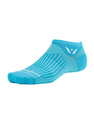 Swiftwick Aspire Zero Socks - No Show, Lagoon Blue, Small