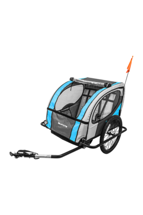 TRAILER SUNLT STL 20in BK-FRAME&ALY-WHLS BU/GY