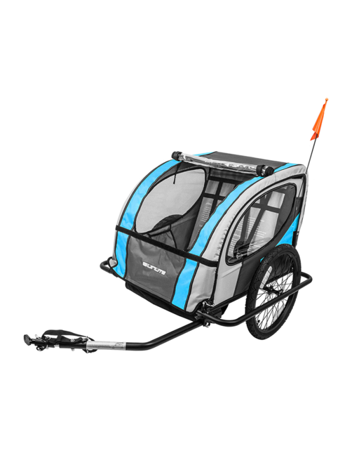 TRAILER SUNLT STL 20in BK-FRAME&ALY-WHLS BU/GY