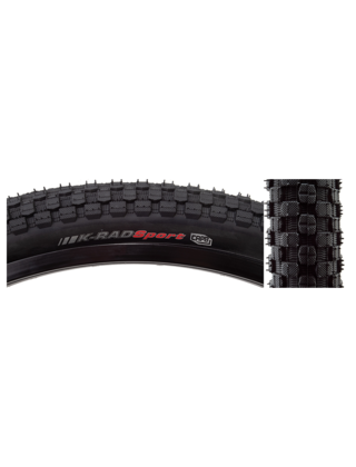 TIRES KEN K-RAD SPORT 24x2.3 BK/BK SRC/PRC/60 WIRE 80psi