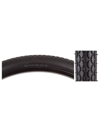 TIRES SUNLT 26x1-3/4 S7 BK/BK STREET K75 WIRE