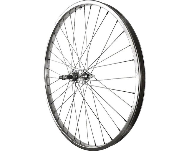 Sta-Tru Rear Wheel 26" Bolt-on Axle, 36 Spokes, 6-7 Speed Freewheel, Steel Rim, Include Axle Nuts Sta-Tru Rear Wheel 26" Bolt-on Axle, 36 Spokes, 6-7 Speed Freewheel, Steel Rim, Include Axle Nuts