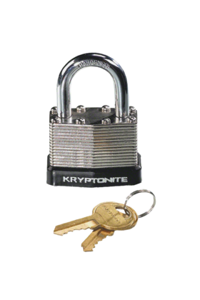 Kryptonite Laminated Steel Padlock with Flat Key