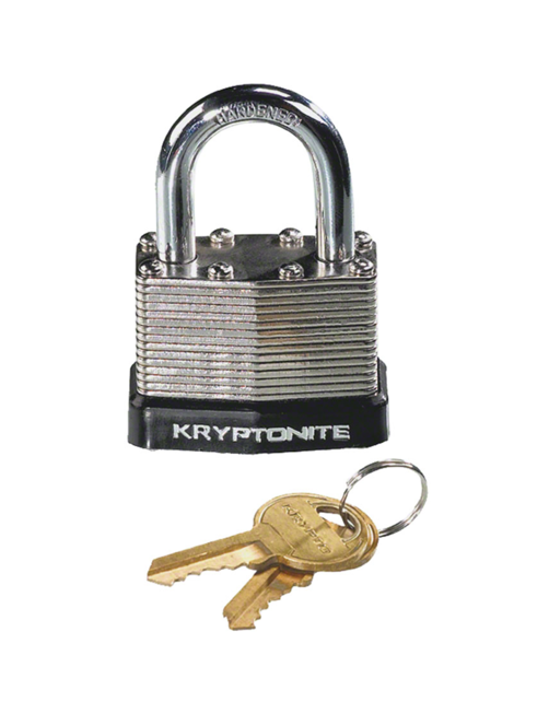 Kryptonite Laminated Steel Padlock with Flat Key