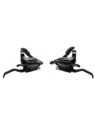 Shimano ST-EF500 3 x 7-Speed Brake/Shift Lever Set Black