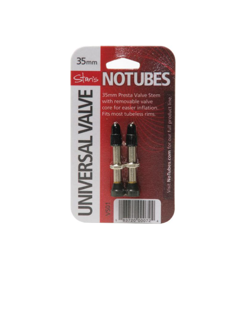Stan's NoTubes 35mm Tubeless Valve Shop Pack: 25-pack single