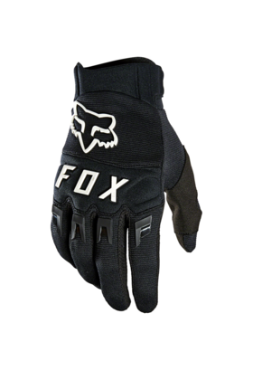 Fox Racing Dirtpaw Gloves - Black/White, Full Finger, Men's, Medium