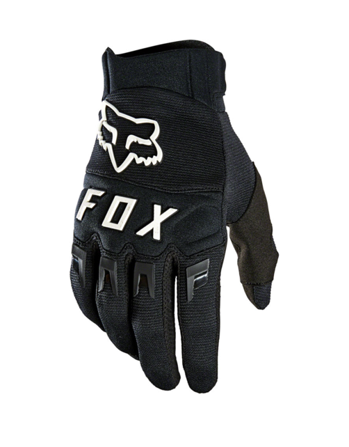 Fox Racing Dirtpaw Gloves - Black/White, Full Finger, Men's, Medium