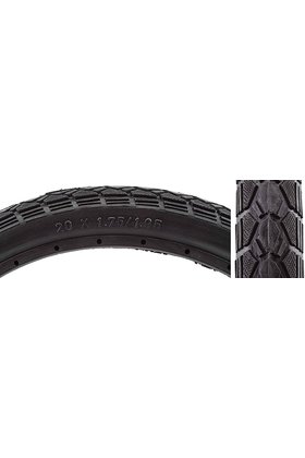 TIRE SUNLITE 20x1.75 URETHANE FLATFREE BK WIRE