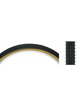 Kenda Street K52 Tire - 24 x 1.75, Clincher, Wire, Black/Tan, 22tpi