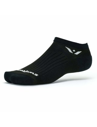 Swiftwick Aspire Zero Socks - No Show, Black, Medium
