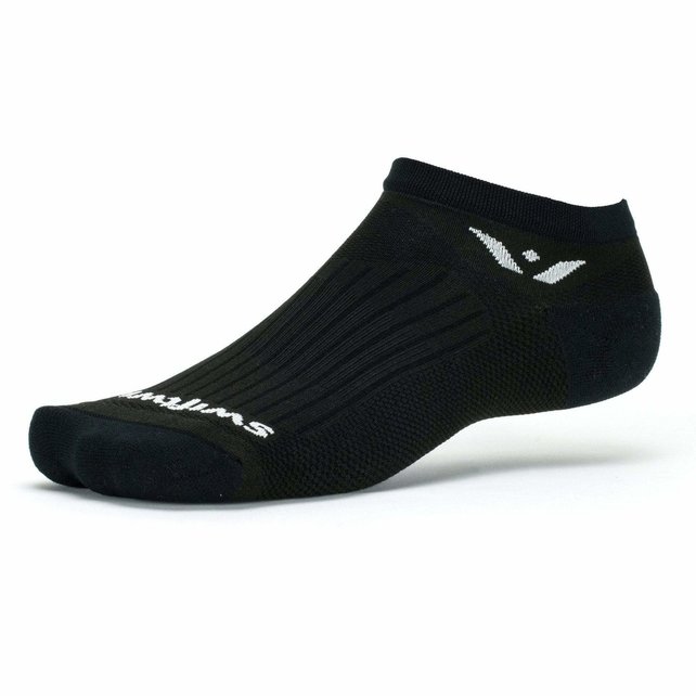 Swiftwick Aspire Zero Socks - No Show, Black, Medium