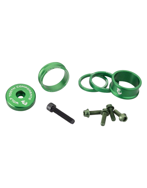 Wolf Tooth BlingKit: Headset Spacer Kit 3, 5,10, 15mm